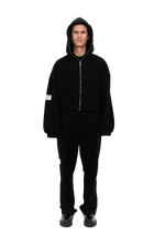 PLAIN ZIPPER BLACK