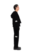 PLAIN ZIPPER BLACK