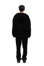 PLAIN ZIPPER BLACK