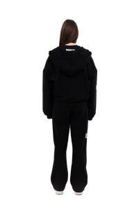 PLAIN ZIPPER BLACK