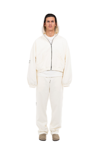 PLAIN ZIPPER ECRU