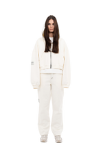 PLAIN ZIPPER ECRU