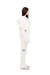 PLAIN ZIPPER ECRU