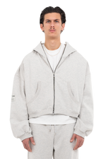 PLAIN ZIPPER GREY