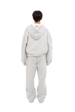 PLAIN ZIPPER GREY