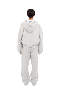 PLAIN ZIPPER GREY