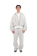 PLAIN ZIPPER GREY