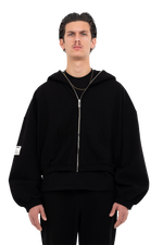 PLAIN ZIPPER BLACK