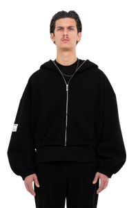 PLAIN ZIPPER BLACK