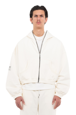 PLAIN ZIPPER ECRU