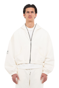 PLAIN ZIPPER ECRU