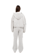PLAIN ZIPPER GREY