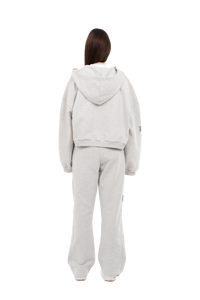 PLAIN ZIPPER GREY