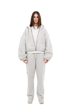 PLAIN ZIPPER GREY
